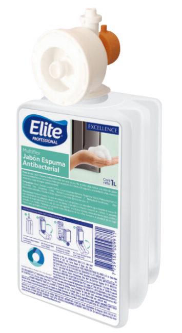 JABON ESPUMA ANTIBACTERIAL MULTIFLEX ELITE 1 LT 371625