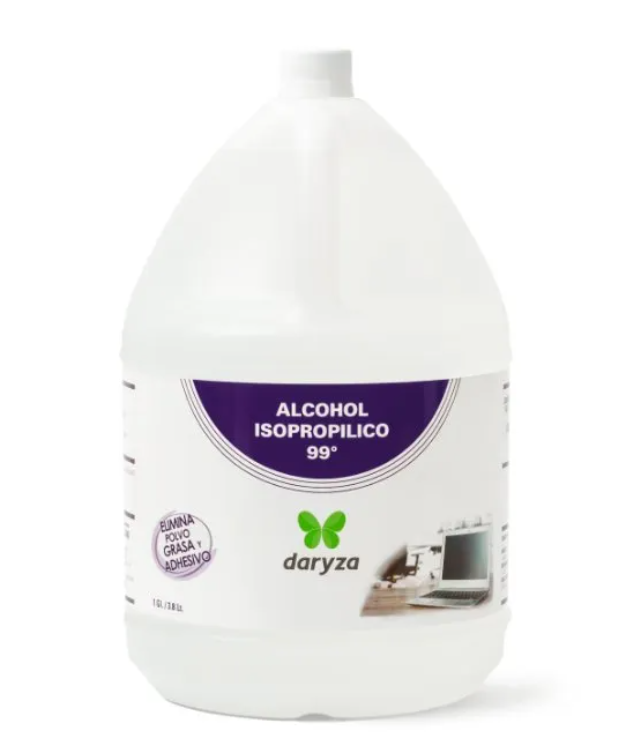 ALCOHOL ISOPROPILICO 99° X GALÓN 3.8 LTS - DARYZA