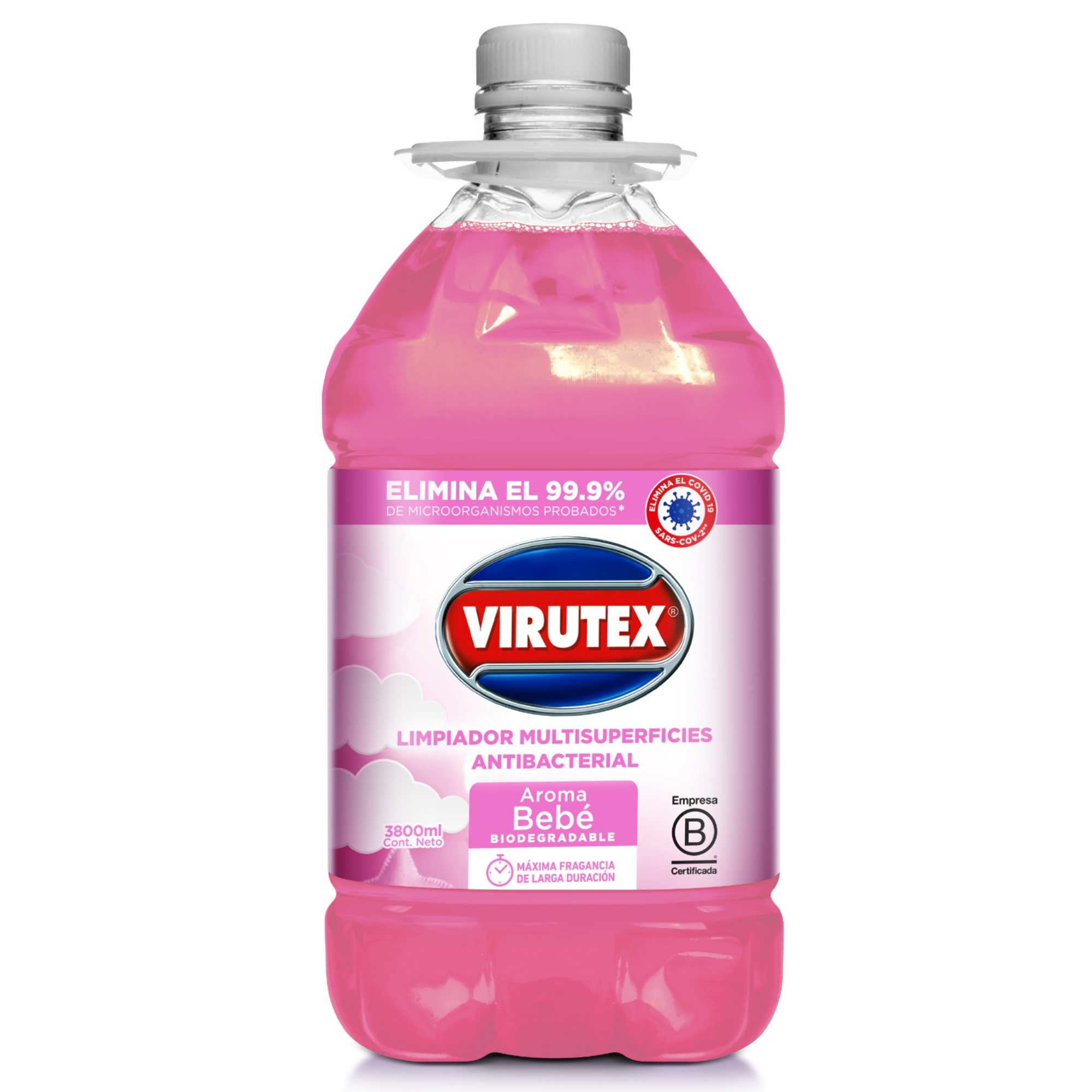 LIMPIADOR ANTIBACTERIAL BEBE GLN 3.8LTS - VIRUTEX